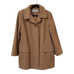Mackintosh camel wool coat Made in USA women’s 14 classic vintage heritage